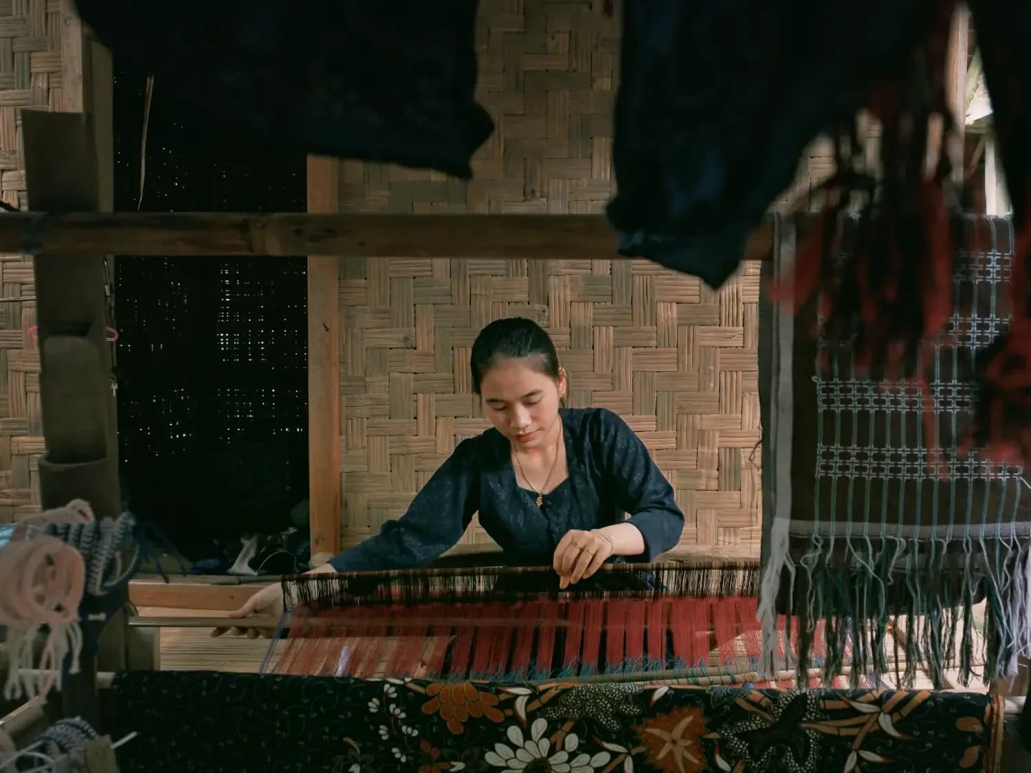 Weaving studio